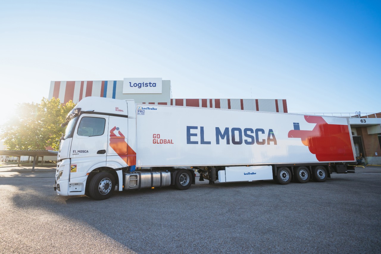 El Mosca's vehicle in Logista's instalation