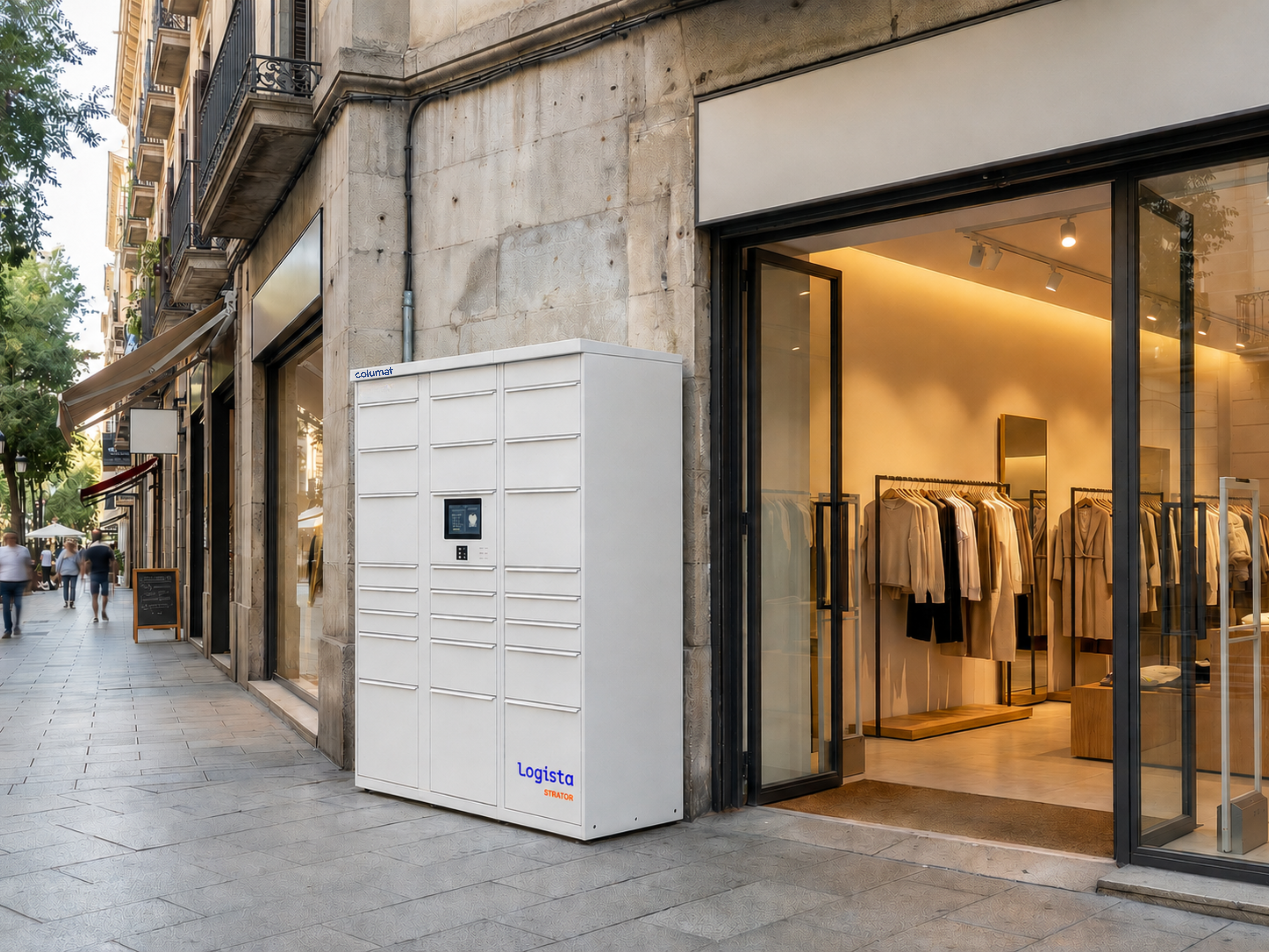 Logista Strator Smart Lockers by Columat