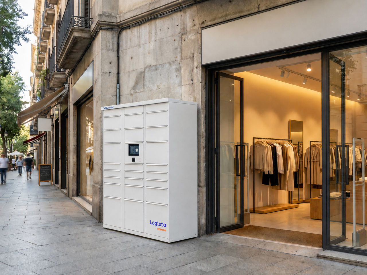 Logista Strator Smart Lockers by Columat