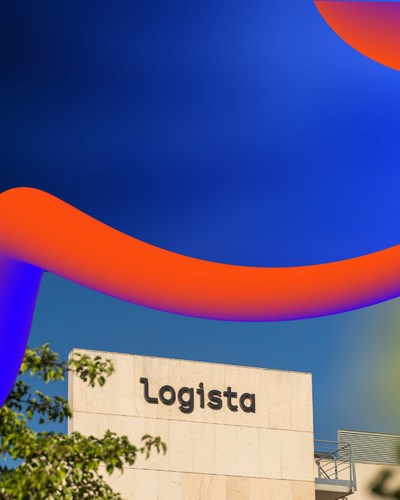 Banner about the results presentation of Logista